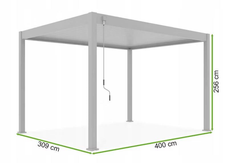 Pergola Elegance 3x4 m Antracit