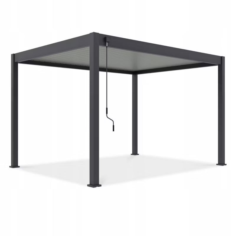 Pergola Elegance 3x4 m Antracit med LED