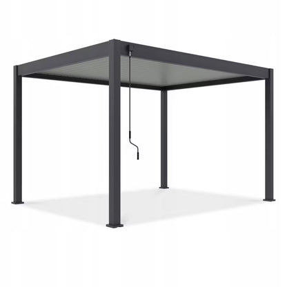 Pergola Elegance 3x4 m Antracit med LED