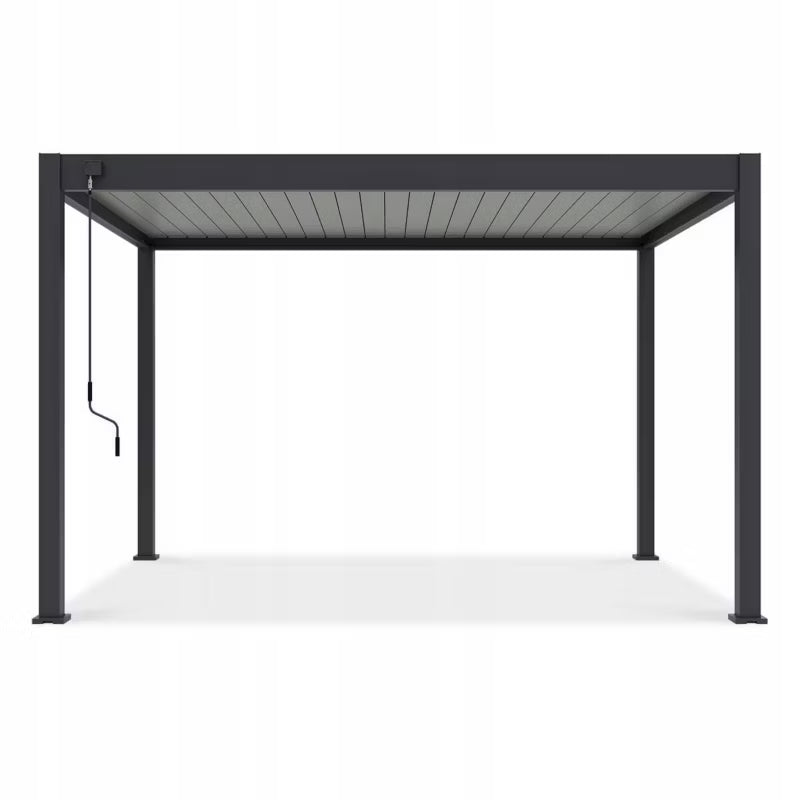 Pergola Elegance 3x4 m Antracit med LED
