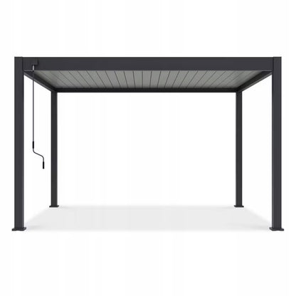 Pergola Elegance 3x4 m Antracit med LED