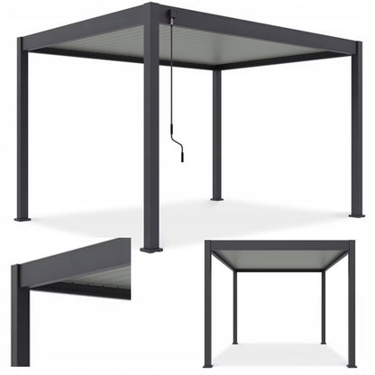 Pergola Elegance 3x4 m Antracit Aluminium