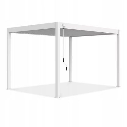 Pergola Elegance 3x4 m Hvid Aluminium