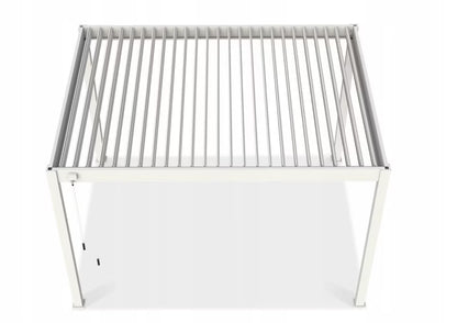 Pergola Elegance 3x4 m Hvid Aluminium