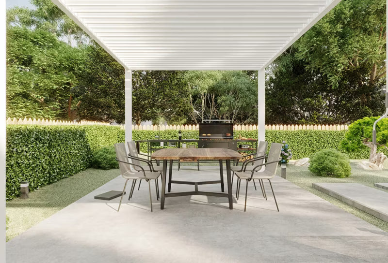 Pergola Elegance 3x4 m Hvid Aluminium