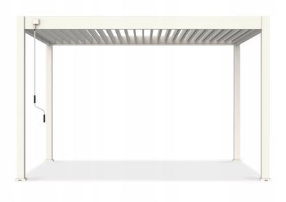 Pergola Elegance 3x4 m Hvid Aluminium