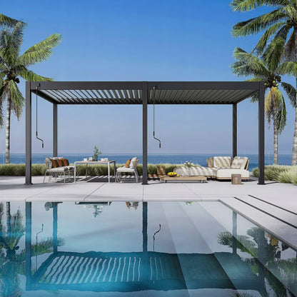 Pergola Elegance 3x6 m Antracit Aluminium