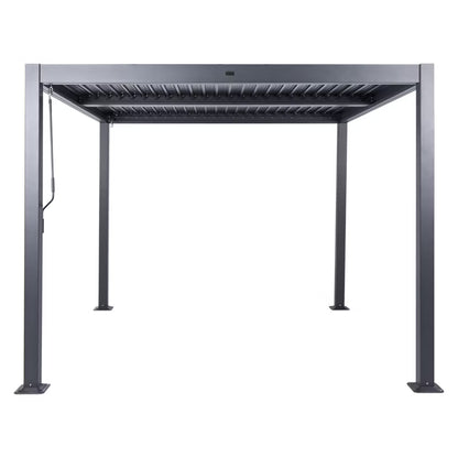 Pergola Fornoli 296x296 cm Sort Aluminium