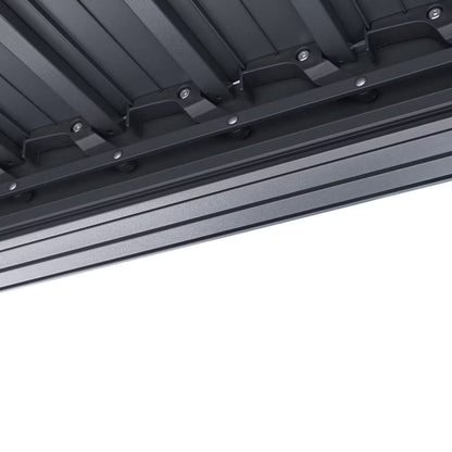 Pergola Fornoli 296x296 cm Sort Aluminium