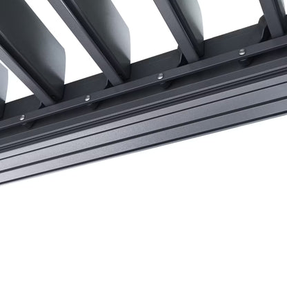Pergola Fornoli 296x296 cm Sort Aluminium
