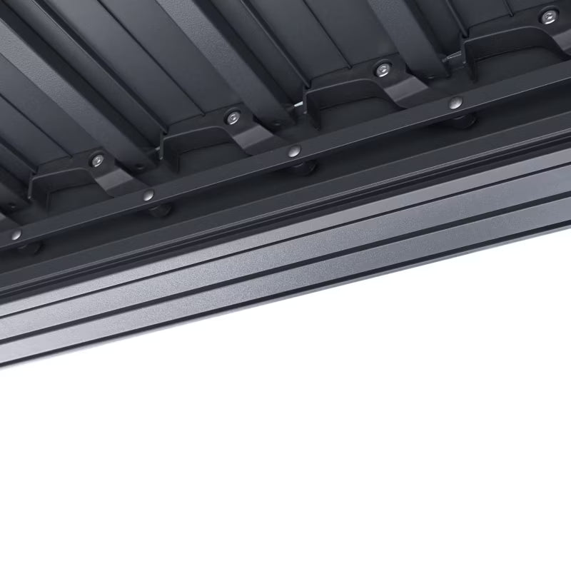 Pergola Fornoli 296x296 cm Sort Aluminium