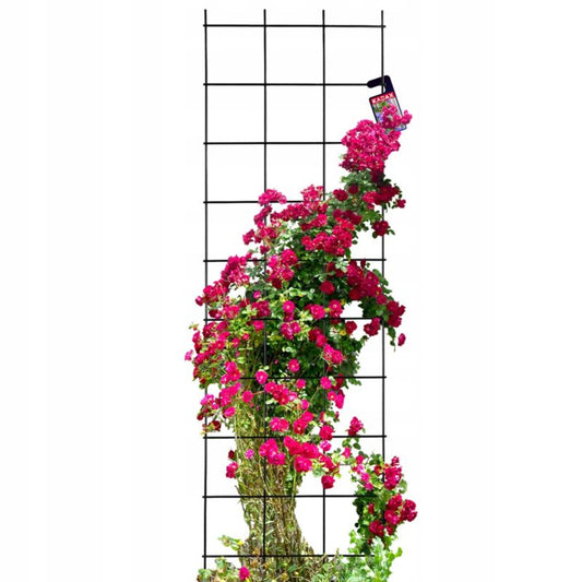 KADAX udendørs metalpergola til planteunderstøttelse – klatreplanter og blomster, gitter 45x150 cm, 1 stk.
