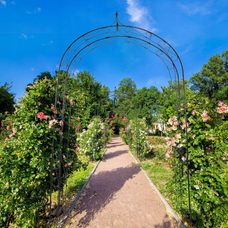 KADAX metal‑havepergola bue til blomster og roser 281 cm støtte 1 stk.