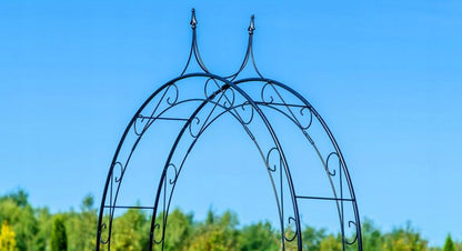KADAX metal‑havepergola bue til blomster og roser 281 cm støtte 1 stk.