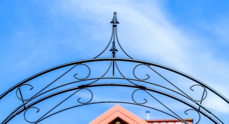 KADAX metal‑havepergola bue til blomster og roser 281 cm støtte 1 stk.