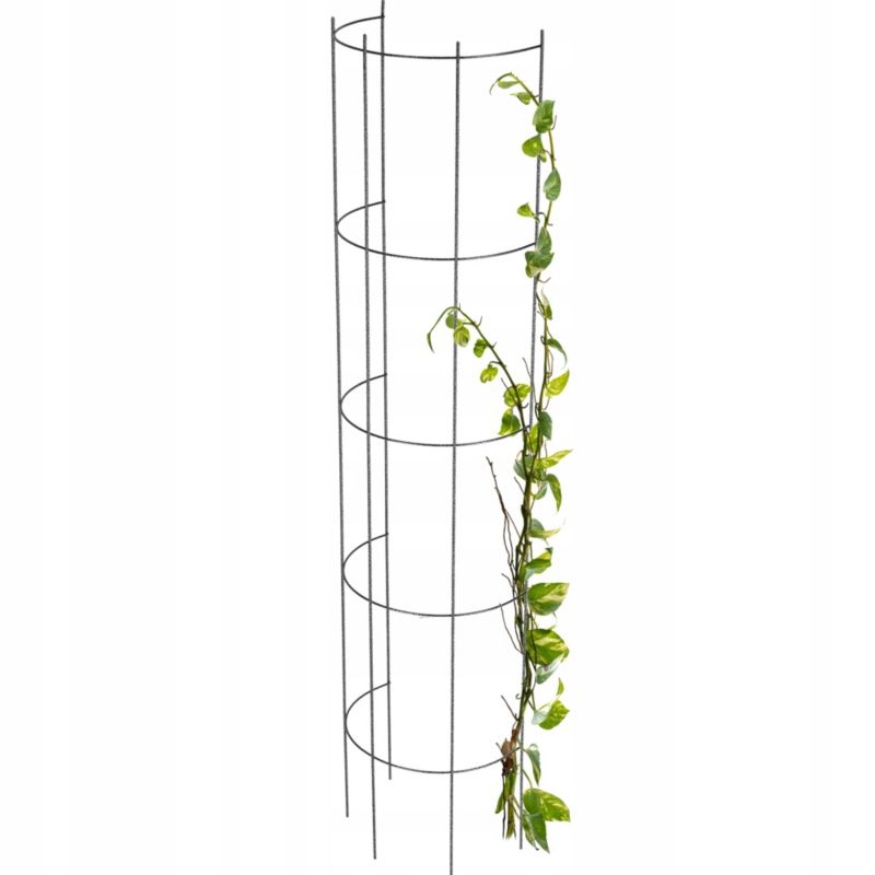 KADAX pergola til haven – metalstøtte til blomster og klatreplanter, søjle 150 cm, 1 stk.