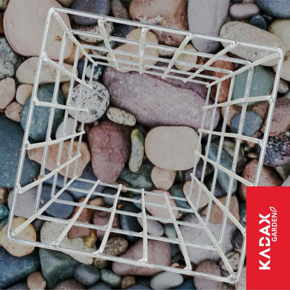 KADAX pergola til haven med gabion-stolpe, planteunderstøttelse, 120 cm, 1 stk.