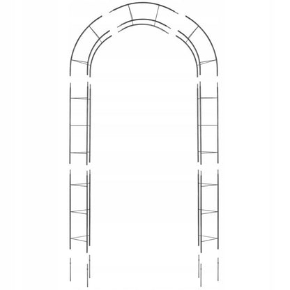 KADAX Havepergola Bue til Blomster i Metal 273 cm, 1 stk.