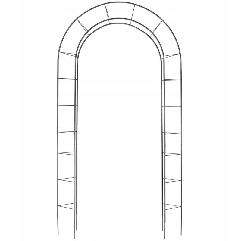 KADAX Havepergola Bue til Blomster i Metal 273 cm, 1 stk.