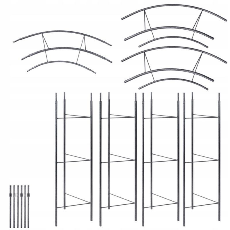 KADAX Havepergola Bue til Blomster i Metal 273 cm, 1 stk.