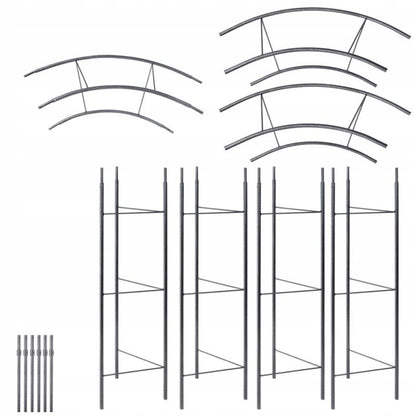 KADAX Havepergola Bue til Blomster i Metal 273 cm, 1 stk.