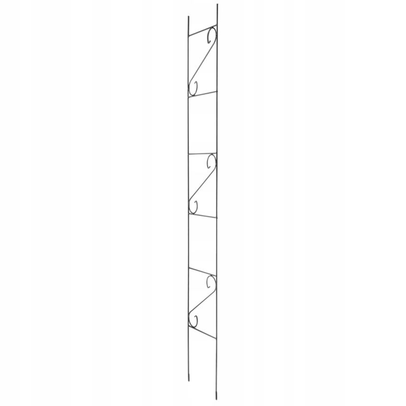 Pergola KADAX Haveunderstøttelse til blomster i metal 180 cm klatrestige til roser, 1 stk.