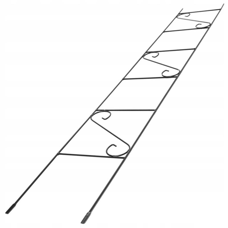 Pergola KADAX Haveunderstøttelse til blomster i metal 180 cm klatrestige til roser, 1 stk.