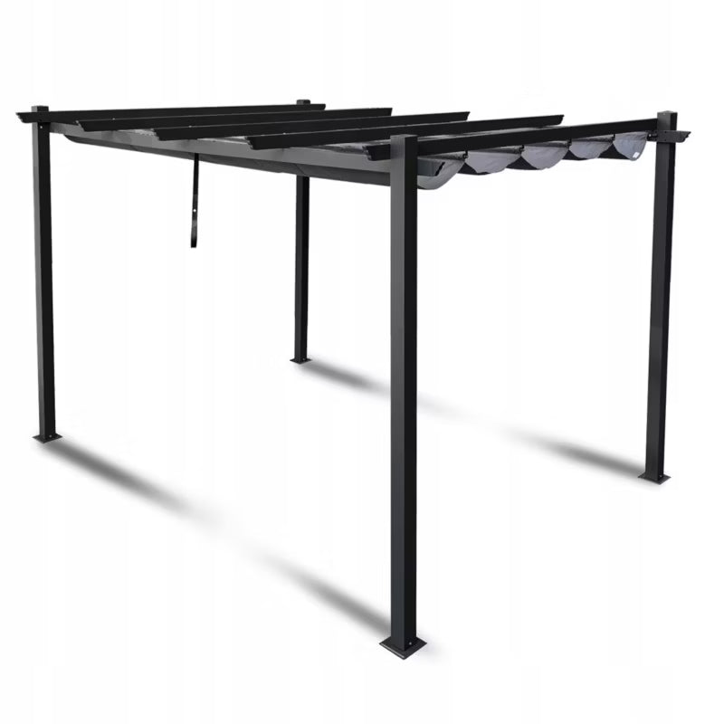 Pergola Lilia 282x400 cm Antracit Aluminium