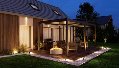 Automatisk Pergola med Varmelegeme Sunloft Optima Smart 3x6 m