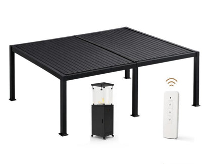 Automatisk Pergola Sunloft Optima Smart 4x6 m Antracit