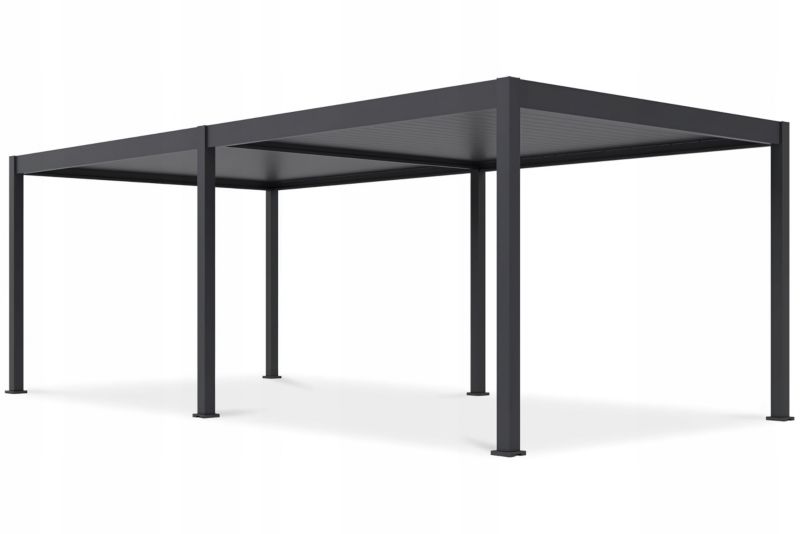 Pergola Aluminium Deluxe Automatic 360x720 cm LED