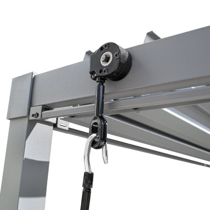 Pergola Multiklimatisk 3x3 m Stål Justerbart Tag 9 m²