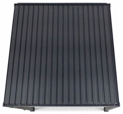 Aluminiumspergola Premium 3x6 m Grå Vandtæt
