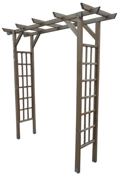 Dobbelt pergola Roma med lige top, 1 stk.