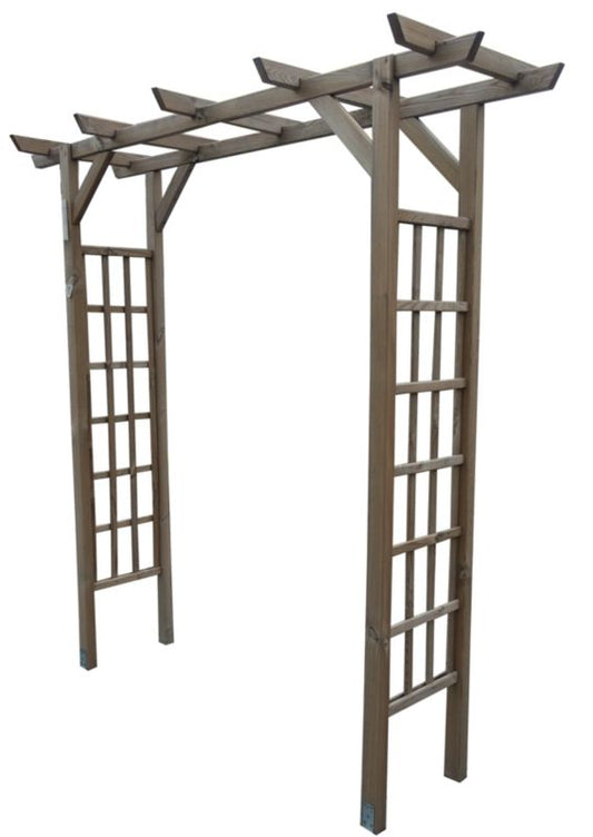Dobbelt pergola Roma med lige top, 1 stk.