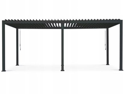 Pergola Premium 3x6 m Antracit Aluminium