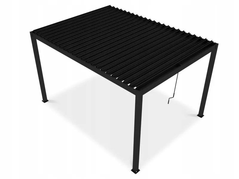 Pergola PRIMARY 3x4 m Antracit med Lameltag