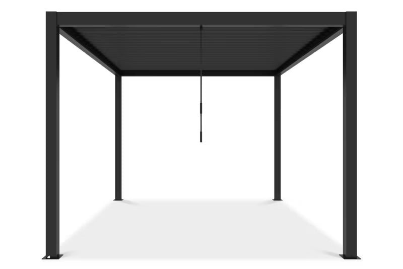 Pergola PRIMARY 4x4 m Antracit Stål