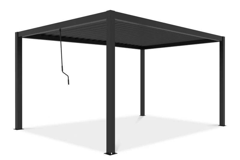Pergola PRIMARY 4x4 m Antracit Stål