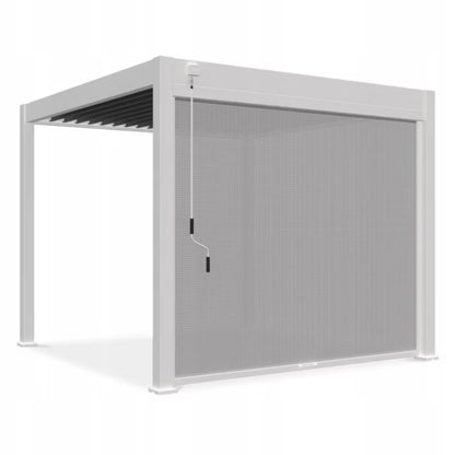 Pergola Rullegardin 279x233,5 cm Hvid