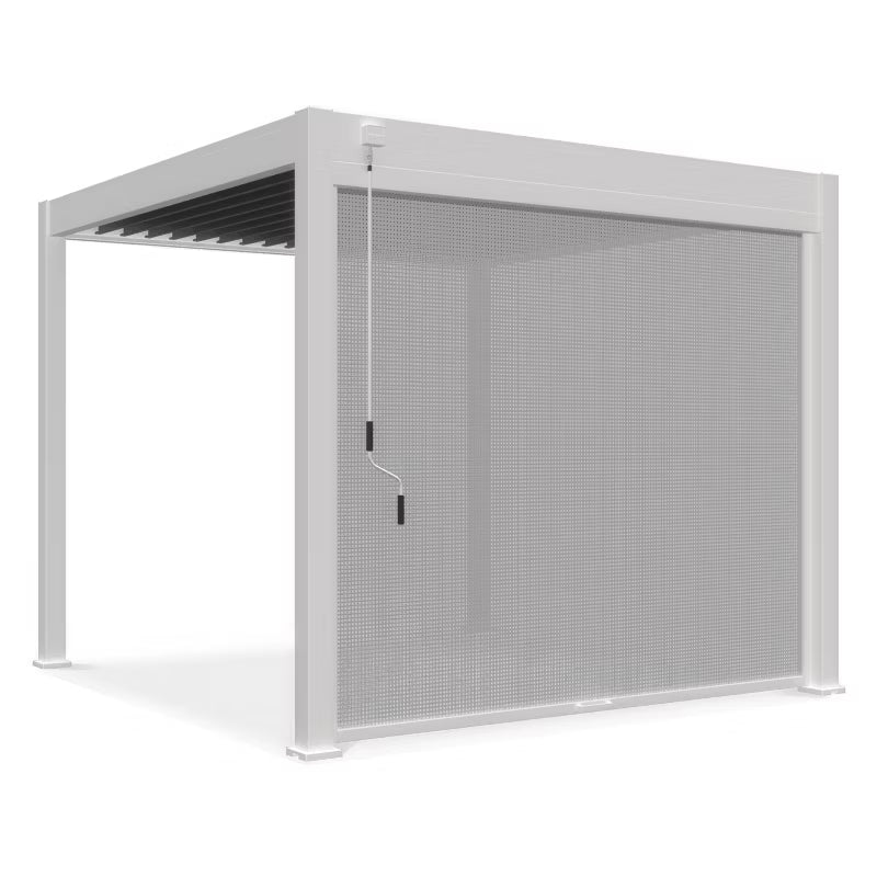 Pergola Rullegardin 279x233,5 cm Hvid