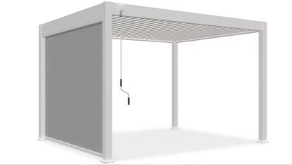 Pergola Rullegardin 279x233,5 cm Hvid