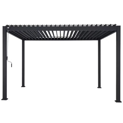 Pergola Solid 3x4 m Antracit