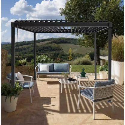 Pergola Solid 3x4 m Antracit