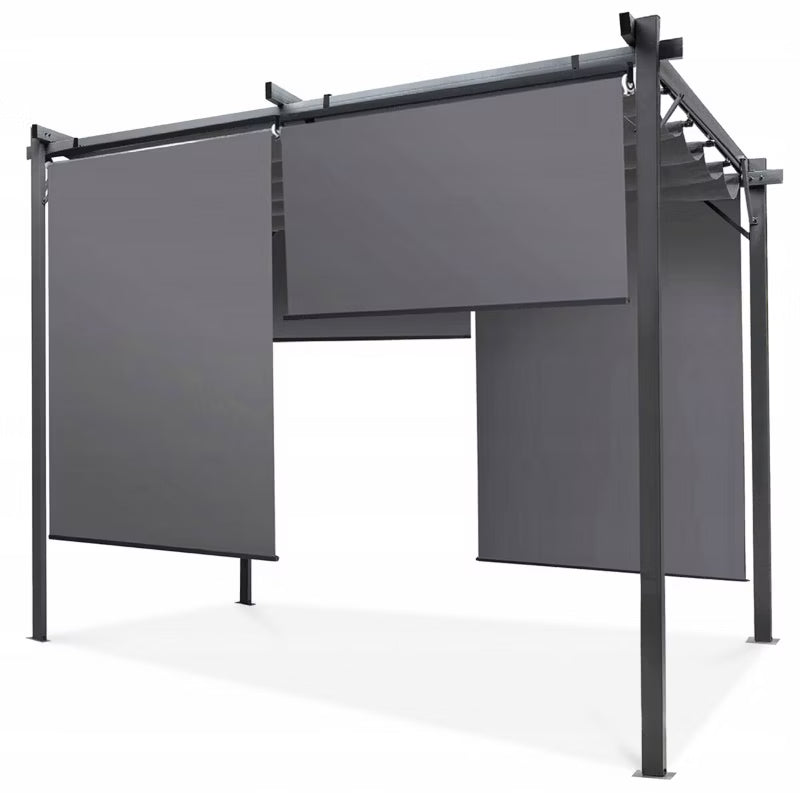 Pergola Sprint Plus 3x3 m Antracit Stål