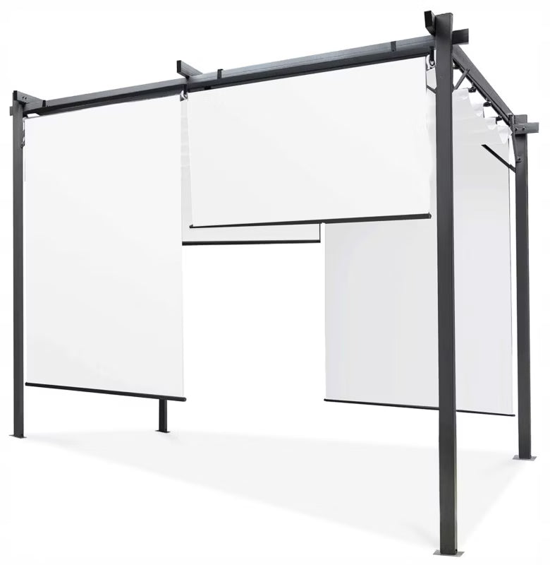 Pergola Sprint Plus 3x3 m Antracit med Rullegardiner