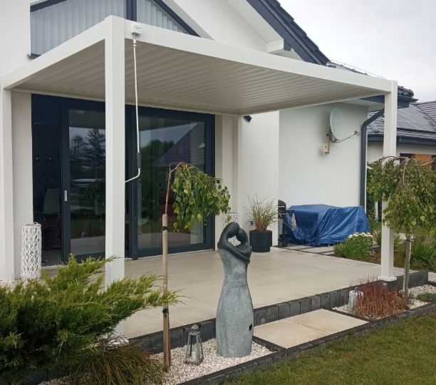 Aluminiumspær Premium 300x400 cm Hvid