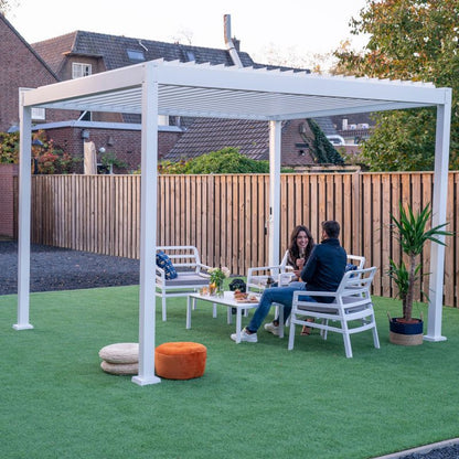 Aluminiumspær Premium 300x400 cm Hvid