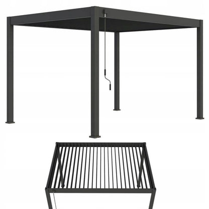 Aluminiumspergola Elegance 3x4 m Antracit