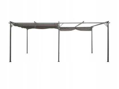 Pergola Sprint 3x6 m Grå Stål